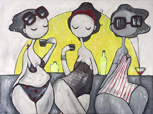 Blabla Blibli Blublu by Eva Hidalgo, Painting for Sale on Singulart