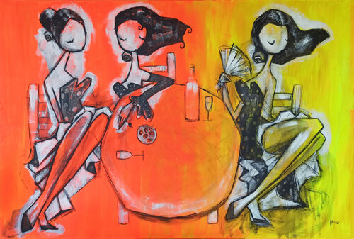 Sevillanas by Eva Hidalgo, 회화 for Sale on Singulart