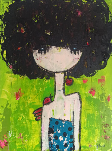 Fragola by Eva Hidalgo, Painting for Sale on Singulart