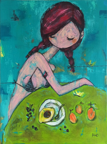 Alba Ricoque by Eva Hidalgo, Painting for Sale on Singulart