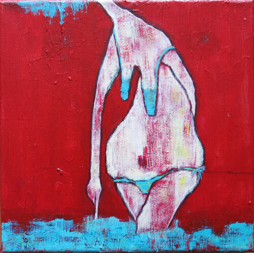 El baño de las Divas2 van Eva Hidalgo, Schilderij te koop op Singulart