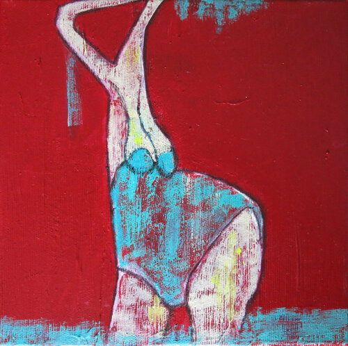 El baño de las Divas3 van Eva Hidalgo, Schilderij te koop op Singulart