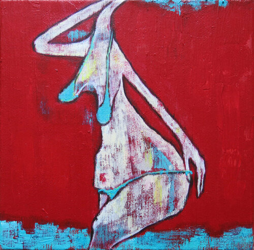El baño de las Divas4 van Eva Hidalgo, Schilderij te koop op Singulart