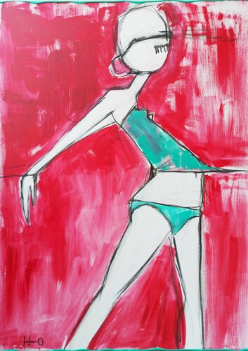 En casa1 van Eva Hidalgo, Schilderij te koop op Singulart