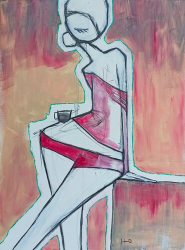 En casa2 van Eva Hidalgo, Schilderij te koop op Singulart