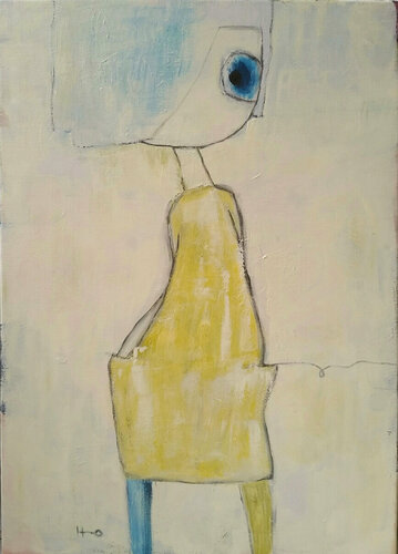 El hilo di Eva Hidalgo, Pittura in vendita su Singulart