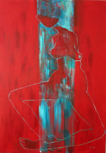 La ducha di Eva Hidalgo, Pittura in vendita su Singulart