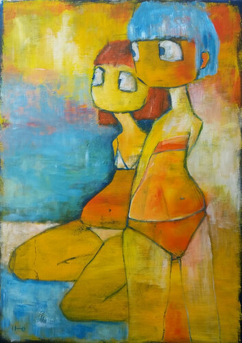 Albaricoques maduros van Eva Hidalgo, Schilderij te koop op Singulart