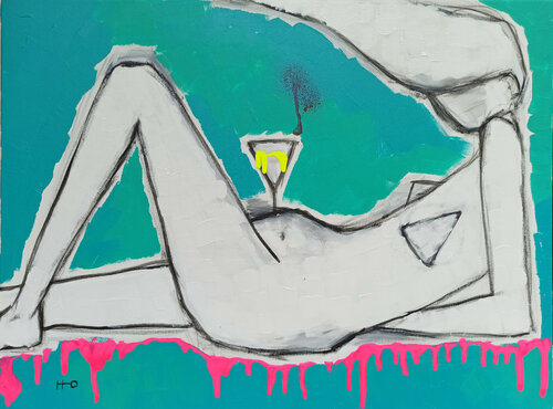 Splash di Eva Hidalgo, Pittura in vendita su Singulart