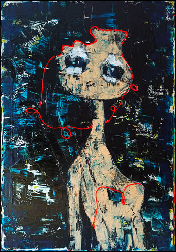 Morena van Eva Hidalgo, Schilderij te koop op Singulart