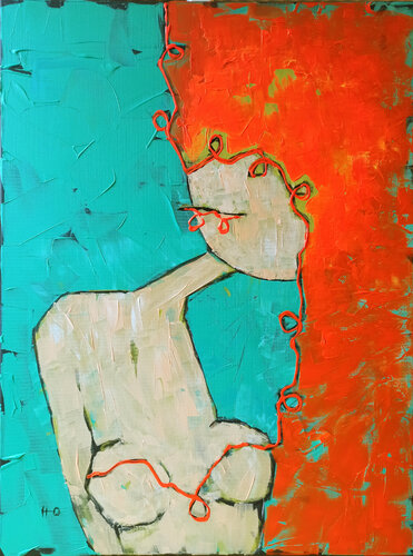 La pelirroja di Eva Hidalgo, Pittura in vendita su Singulart