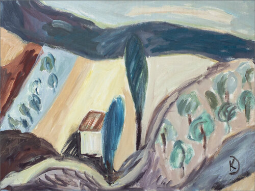 La strada di Katia Demyanova, Pittura in vendita su Singulart