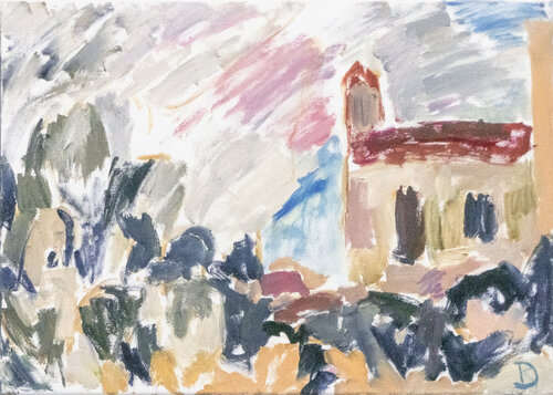 Santa Maria dei Mesi by Katia Demyanova, Painting for Sale on Singulart