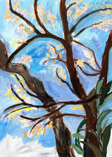 La fioritura van Katia Demyanova, Schilderij te koop op Singulart