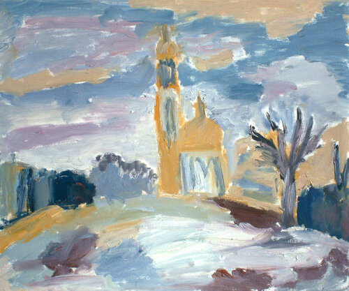 Il bianco e l'oro by Katia Demyanova, Painting for Sale on Singulart