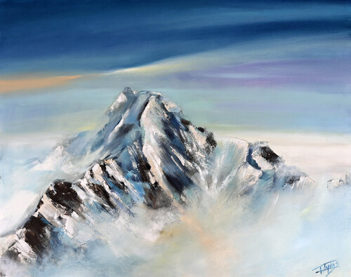 En la montaña van Isabel Tapias, Schilderij te koop op Singulart