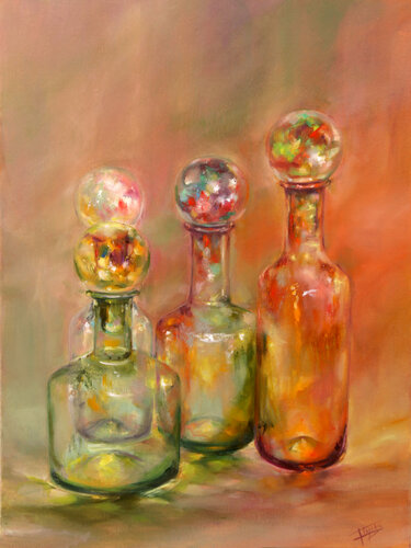 Recordando mi payaso favorito van Isabel Tapias, Schilderij te koop op Singulart