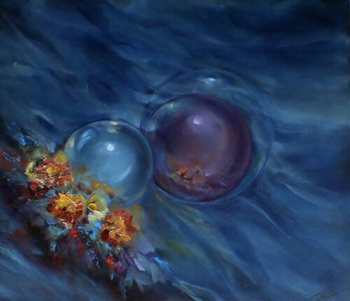 Luna llena von Isabel Tapias, Malerei kaufen auf Singulart