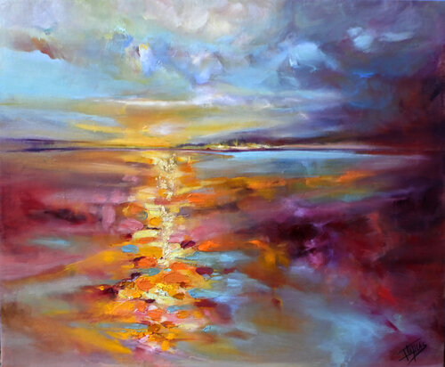 Contemplación van Isabel Tapias, Schilderij te koop op Singulart