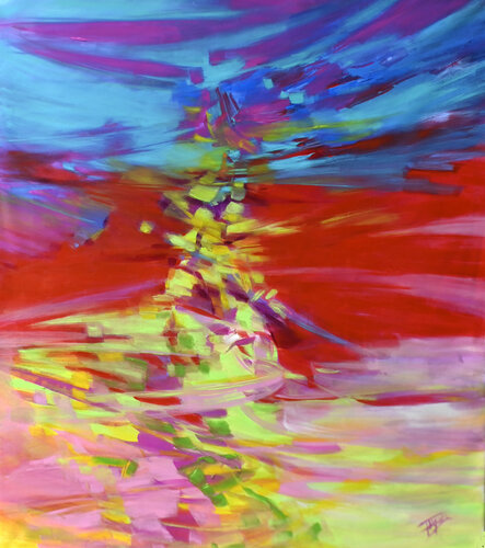 Explorando caminos de Isabel Tapias, Pintura a la venta en Singulart