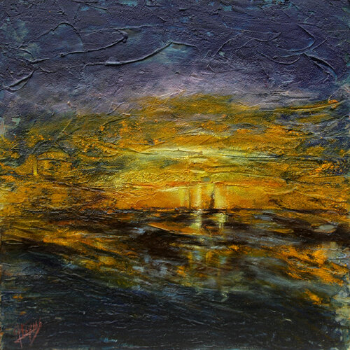 Una pizca de luz van Isabel Tapias, Schilderij te koop op Singulart