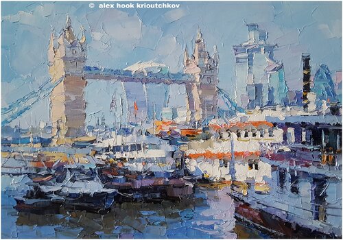 London X di Alex Hook Krioutchkov, Pittura in vendita su Singulart