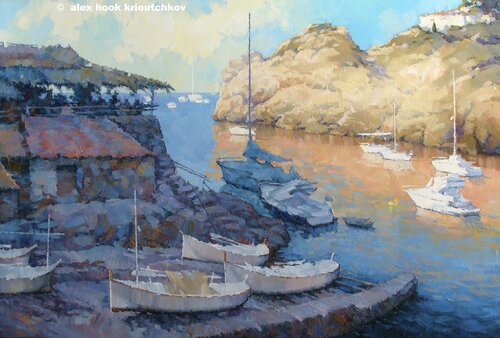 Cala Deia XII van Alex Hook Krioutchkov, Schilderij te koop op Singulart