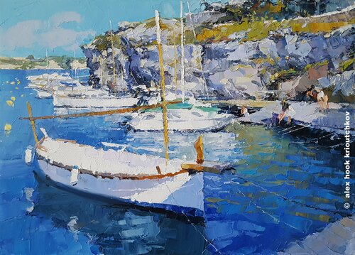 Cales Fonts IV van Alex Hook Krioutchkov, Schilderij te koop op Singulart