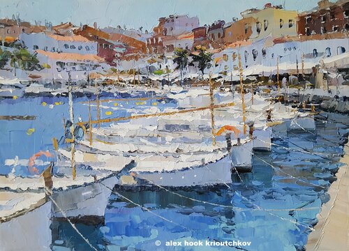 Cales Fonts V di Alex Hook Krioutchkov, Pittura in vendita su Singulart