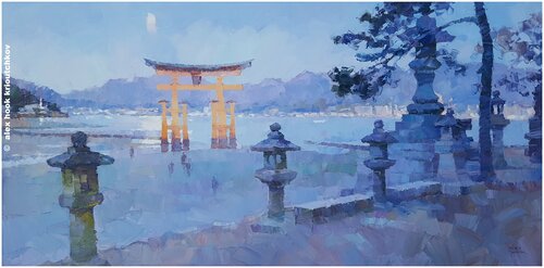 Miyajima at night. Alex Hook Krioutchkov