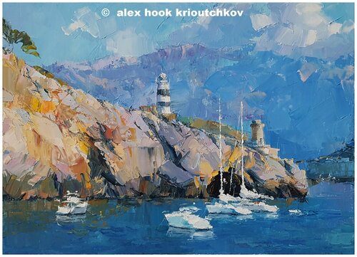 Puerto de Soller VII di Alex Hook Krioutchkov, Pittura in vendita su Singulart