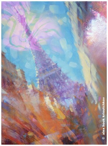 The Spirit of Paris di Alex Hook Krioutchkov, Pittura in vendita su Singulart