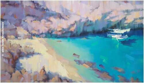 Calo des Moro III van Alex Hook Krioutchkov, Schilderij te koop op Singulart