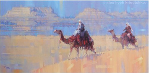 The magic of Siwa di Alex Hook Krioutchkov, Pittura in vendita su Singulart