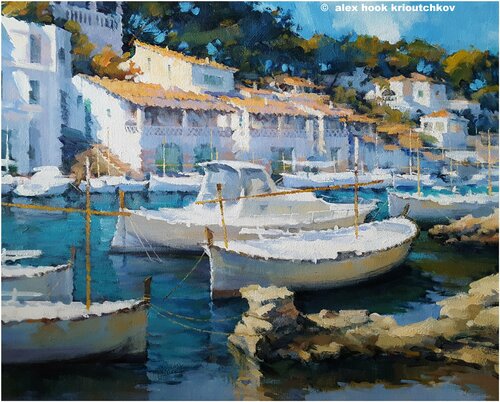 Cala Figuera XIX van Alex Hook Krioutchkov, Schilderij te koop op Singulart