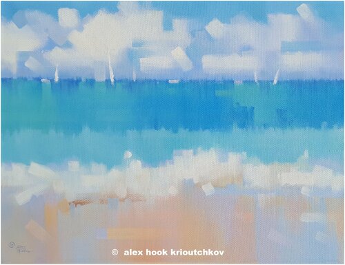 Playa XIII di Alex Hook Krioutchkov, Pittura in vendita su Singulart