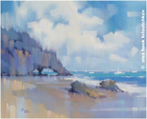 Playa VII di Alex Hook Krioutchkov, Pittura in vendita su Singulart