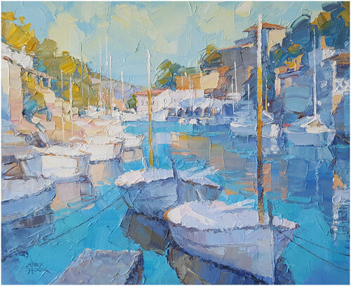 Cala Figuera XL di Alex Hook Krioutchkov, Pittura in vendita su Singulart