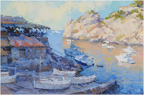 Cala Deia XI van Alex Hook Krioutchkov, Schilderij te koop op Singulart