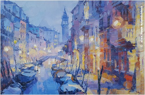 Venice XXII di Alex Hook Krioutchkov, Pittura in vendita su Singulart