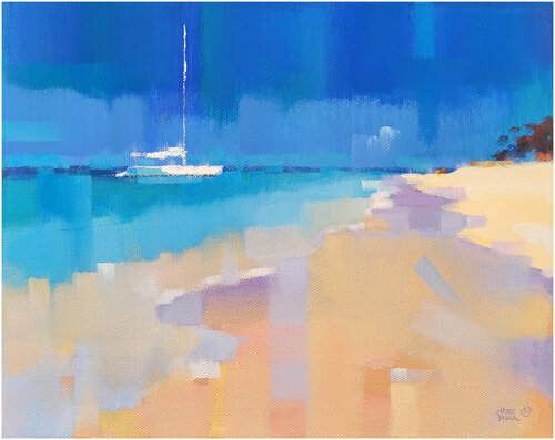 Sound of Paradise I van Alex Hook Krioutchkov, Schilderij te koop op Singulart