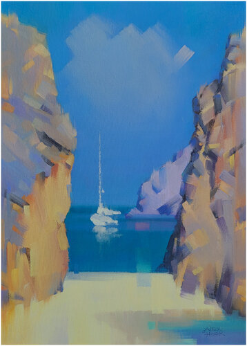 Sa Calobra. Mallorca van Alex Hook Krioutchkov, Schilderij te koop op Singulart