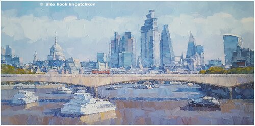 London IX van Alex Hook Krioutchkov, Schilderij te koop op Singulart