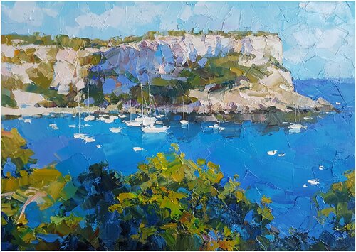 Cala Santa Galdana III van Alex Hook Krioutchkov, Schilderij te koop op Singulart