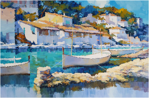 Cala Figuera XXIs van Alex Hook Krioutchkov, Schilderij te koop op Singulart