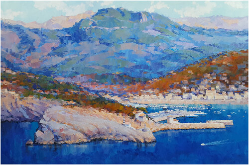 Port de Soller X van Alex Hook Krioutchkov, Schilderij te koop op Singulart