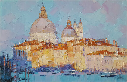 Santa Maria della Salute IV van Alex Hook Krioutchkov, Schilderij te koop op Singulart