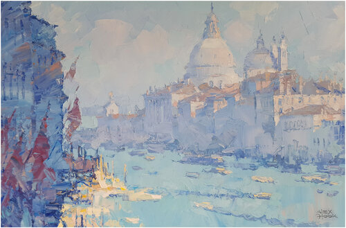 Santa Maria della Salute III van Alex Hook Krioutchkov, Schilderij te koop op Singulart