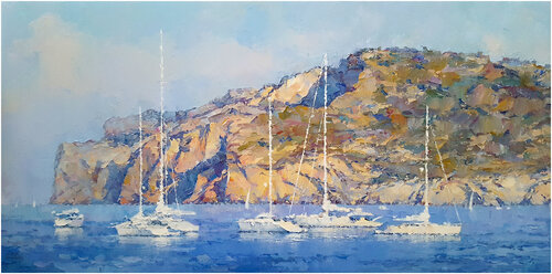 Cap Andritxol di Alex Hook Krioutchkov, Pittura in vendita su Singulart