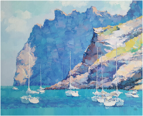 Cala San Vicente XXII di Alex Hook Krioutchkov, Pittura in vendita su Singulart